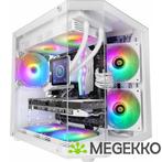 Mars Gaming MC-3TLITE Mini Tower Wit, Computers en Software, Computerbehuizingen, Verzenden, Nieuw