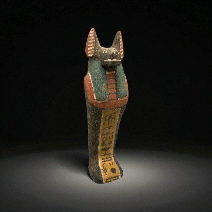Replica van het oude Egyptisch Houten standbeeld van god, Antiek en Kunst, Antiek | Overige Antiek