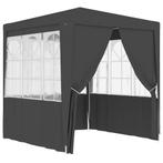 Partytent met zijwanden professioneel 90 g/m 2x2 m antraciet, Tuin en Terras, Partytenten, Verzenden, Nieuw, 2 meter of meer, Partytent