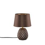 LED Tafellamp - Trion Aroniz - E14 Fitting - Rond - Bruin -, Huis en Inrichting, Lampen | Tafellampen, Ophalen of Verzenden, Nieuw