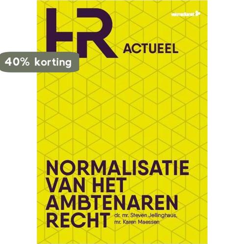 Normalisatie van het ambtenarenrecht 9789462155275, Boeken, Economie, Management en Marketing, Gelezen, Verzenden