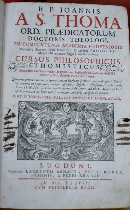 Jean de Saint-Thomas - Cursus philosophicus Thomisticus -, Antiek en Kunst, Antiek | Boeken en Bijbels