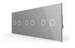 Livolo Glazen Lichtknop | 6-voudig Touch Puls Schakelaar |, Ophalen of Verzenden, Nieuw, Schakelaar