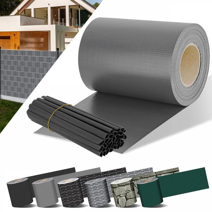 KESSER® PVC jaloezieën strip 19 x 3500 cm. privacy roll, Tuin en Terras, Overige Tuin en Terras, Verzenden
