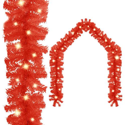 vidaXL Kerstslinger met LED-lampjes 5 m rood, Diversen, Kerst, Nieuw, Verzenden