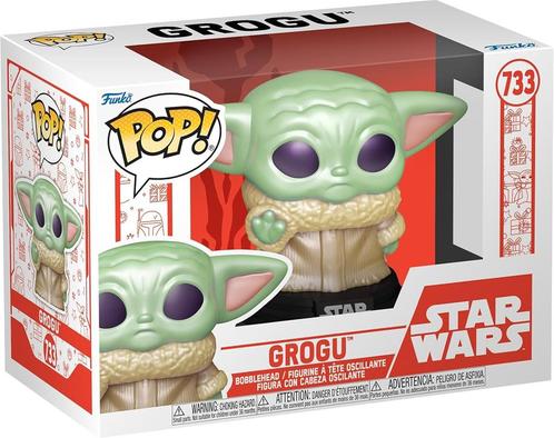 Funko Pop! - Mandalorian Holiday - Grogu #733 | Funko -, Verzamelen, Poppetjes en Figuurtjes, Nieuw, Verzenden