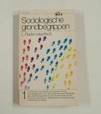 Socilogische grondbegrippen 1 9789027454522 L. Rademaker, Verzenden, Gelezen, L. Rademaker