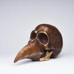 NO RESERVE PRICE - Bronze statue - of a mystical skull