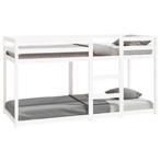 Wit Stapelbed 80x200 Grenenhout | Retourdeal | Duurzaam!, Kinderen en Baby's, Kinderkamer | Stapelbedden en Hoogslapers, Ophalen of Verzenden