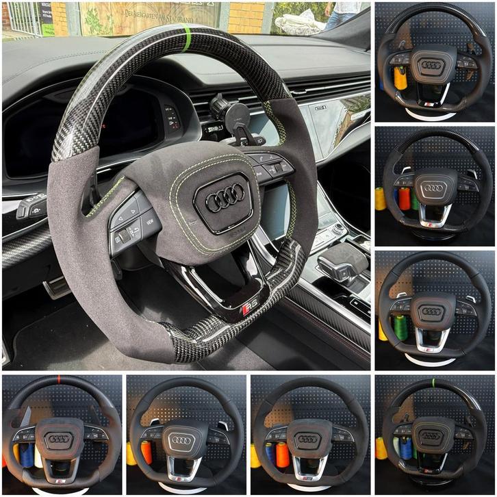 Audi RSQ3 Q5 SQ5 Q7 SQ7 4M Q8 RSQ8 4M Stuur Verwarmd Carbon, Auto diversen, Tuning en Styling, Ophalen of Verzenden