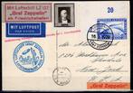 Duitse Rijk 1929 - Zeppelin Noord-Amerika reis, post op het, Gestempeld