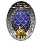 Niue. 1 Dollar 2021 Pinecone Faberge Eggs Series Silver