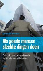 Als goede mensen slechte dingen doen 9789079812073, Verzenden, Gelezen, David De Cremer