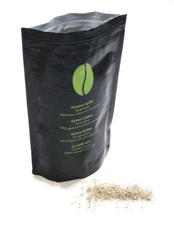 Groene (ongebrande) koffie - 250 gram, fijngemalen en onb...
