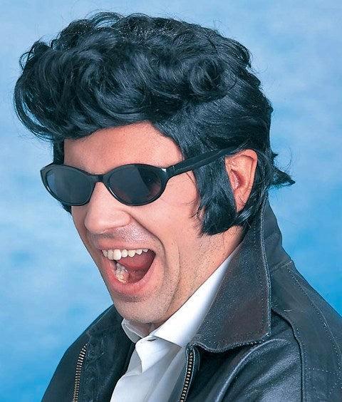 Pruik Elvis met bakkebaarden, Kleding | Heren, Carnavalskleding en Feestkleding, Verzenden