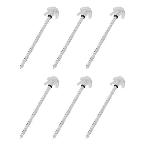 ProPlus Tentharingen - Schroefbaar - Metaal - 20 cm - 6 s..., Caravans en Kamperen, Kampeeraccessoires, Nieuw, Ophalen of Verzenden