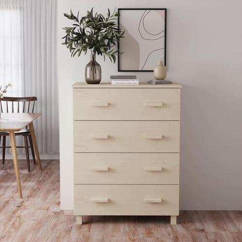 vidaXL Dressoir HAMAR 79x40x103,5 cm massief grenenhout, Huis en Inrichting, Kasten | Dressoirs, 25 tot 50 cm, Nieuw, 50 tot 100 cm