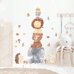 Grote muur- of deur stickersets Baby Jungle Animals, Verzenden, Nieuw, Wanddecoratie