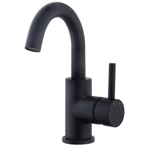 Saniflex Black series opbouw wastafelkraan zwart draaibare u, Doe-het-zelf en Verbouw, Sanitair, Nieuw, Verzenden