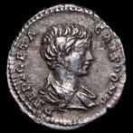 Romeinse Rijk. Geta (209-211 n.Chr.). Denarius Roma -