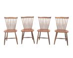 4 teakhouten spijlenstoelen door Yngve Ekström voor Pastoe, Huis en Inrichting, Stoelen, Gebruikt
