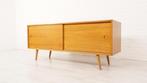 Vintage tv meubel | dressoir | Japandi | 160 cm, 150 tot 200 cm, Met plank(en), 25 tot 50 cm, Teakhout