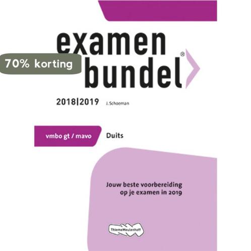 Examenbundel vmbo-gt/mavo Duits 2018/2019 9789006429411, Boeken, Schoolboeken, Zo goed als nieuw, Verzenden