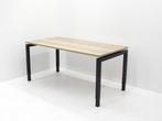 Vergader-kantinetafel Arca - 160x80cm - halifax eiken -, Huis en Inrichting, Tafels | Eettafels, Ophalen of Verzenden, Gebruikt
