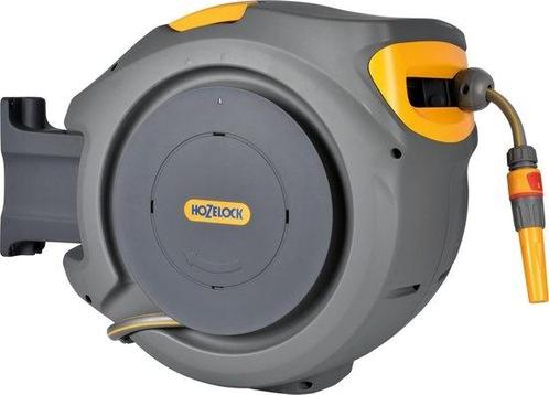 HOZELOCK AUTO REEL WANDSLANGBOX + 30 M SLANG, KOPPELINGEN..., Tuin en Terras, Tuinslangen, Nieuw, Ophalen of Verzenden