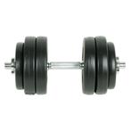 vidaXL 9-delige Halterset 15 kg, Sport en Fitness, Fitnessmaterialen, Verzenden, Nieuw