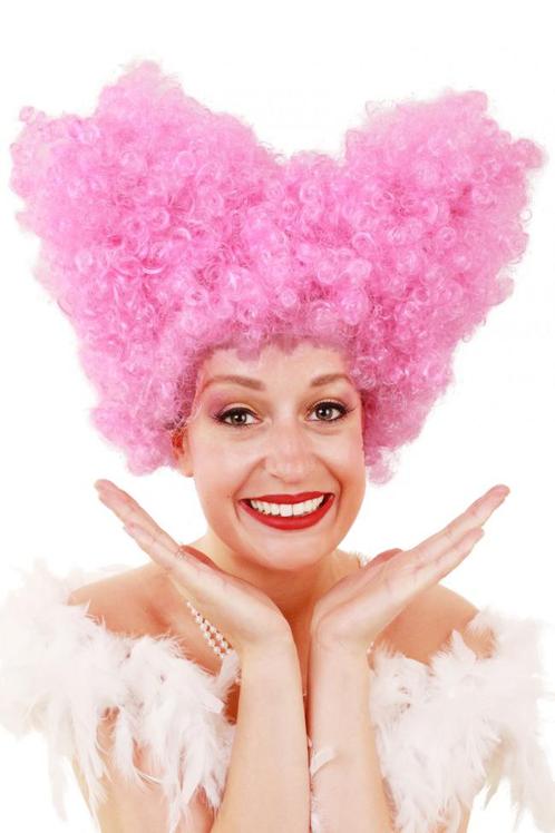 Luxe Suikerspin Pruik Roze Staarten met Gratis 2x Haarnetje, Kleding | Dames, Carnavalskleding en Feestkleding, Nieuw, Carnaval