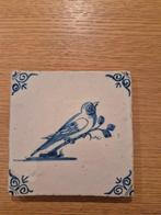 Antiek Tegel (9) - Vogels, landschappen, bloem, libelle,, Antiek en Kunst