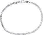 Silver Lining armband - zilver - popcorn - 3.5 mm - 19 cm, Verzenden, Nieuw