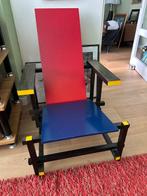 Cassina - Gerrit Rietveld - Fauteuil - Rode en blauwe Stoel