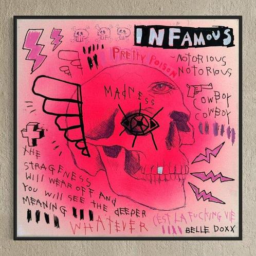Belle Doxx - Infamous, Antiek en Kunst, Kunst | Schilderijen | Modern