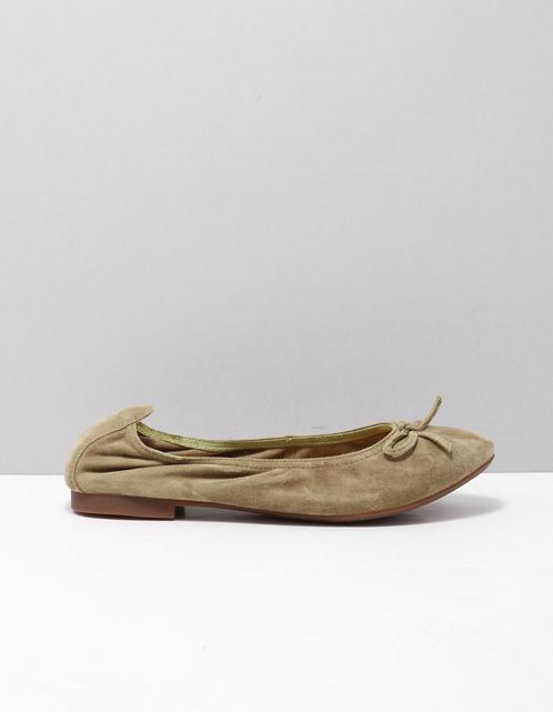 Si haniya-1 ballerina's dames groen  2010542 khaki suede 37, Kleding | Dames, Schoenen, Nieuw, Verzenden