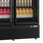 Unnicool Koelkast | 1530L | Zwart | 0°c/+10°c | Geforceerd |, Witgoed en Apparatuur, Koelkasten en IJskasten, Ophalen of Verzenden