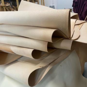 Full Vegetable tanned leather - Tuigleer- Natural