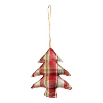 Hangende Decoratie Kerst ruit rood 16cm beschikbaar voor biedingen