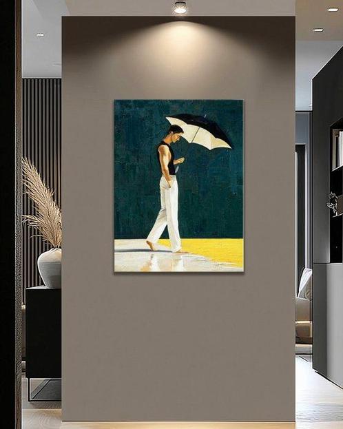 Pippo - Umbrella of Solitude, Antiek en Kunst, Kunst | Schilderijen | Modern