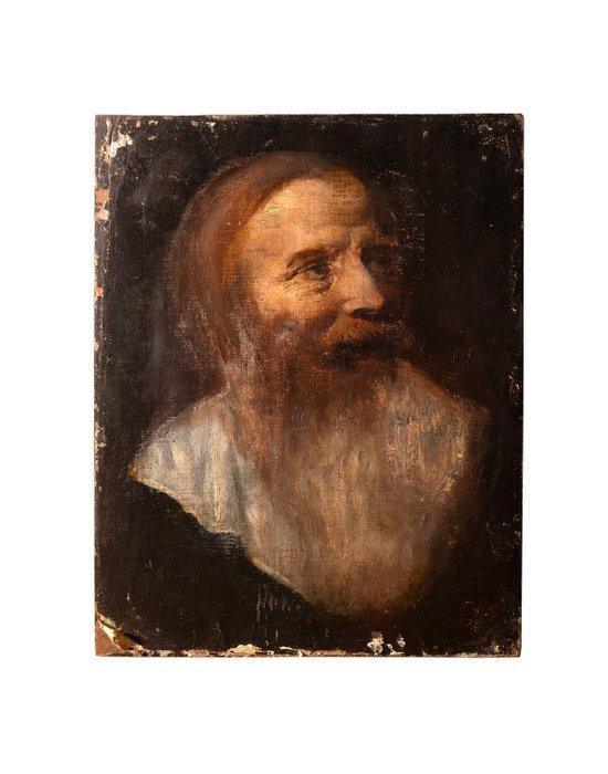 Dutch School (XVII-XVIII) - Portrait of an Old Man, Antiek en Kunst, Kunst | Schilderijen | Klassiek
