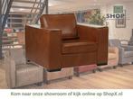 Leren fauteuil Fine, Huis en Inrichting, Fauteuils, Nieuw, Ophalen of Verzenden, 100 tot 125 cm, Eigentijds, Klassiek, Modern