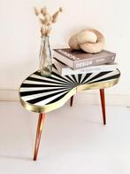 Bijzettafel - laminaat, Hout, Messing - Er is geen tekst