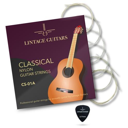 Klassieke nylon snaren CS-01A - Lintage Guitars®, Muziek en Instrumenten, Snaarinstrumenten | Gitaren | Akoestisch, Klassieke of Spaanse gitaar