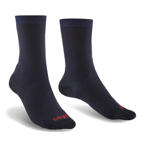 Bridgedale Liner Coolmax Crew 2-pack  Navyblauw - Dames (35-, Sport en Fitness, Bergsport en Wandelen, Kleding, Nieuw, Verzenden