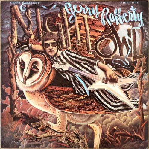 LP gebruikt - Gerry Rafferty - Night Owl, Cd's en Dvd's, Vinyl | Rock, Zo goed als nieuw, Verzenden