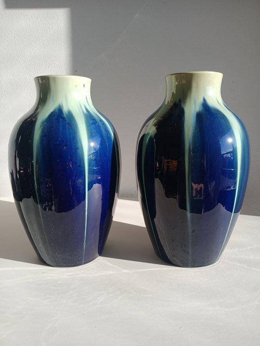 Gustave De Bruyn & Fils, Fives-Lille - Gemberpot (2) -, Antiek en Kunst, Antiek | Glas en Kristal