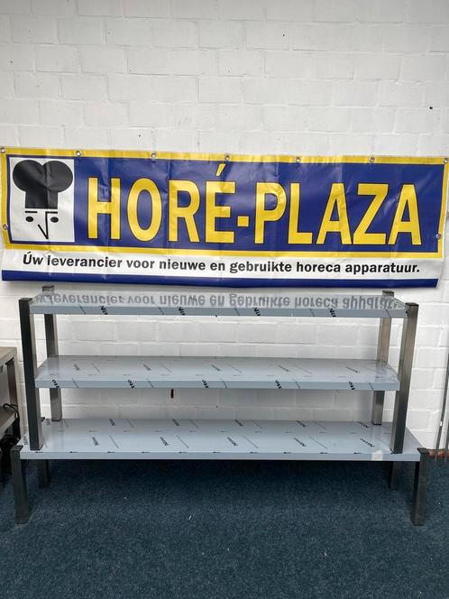 RVS Etagere Stellingen Horeca - 160x30, Zakelijke goederen, Horeca | Keukenapparatuur, Nieuw zonder verpakking, RVS Meubilair