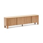 *WOONWINKEL* Kave Home Salaya Design Tv-meubel Met Ronde Hoe, Huis en Inrichting, Verzenden, Nieuw