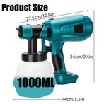 Verfspuit elektrisch - Verfspuitpistool - Verfspuitmachine -, Verzenden, Zo goed als nieuw